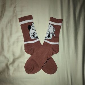 PacSun/Carbon Elements Panda Long Socks